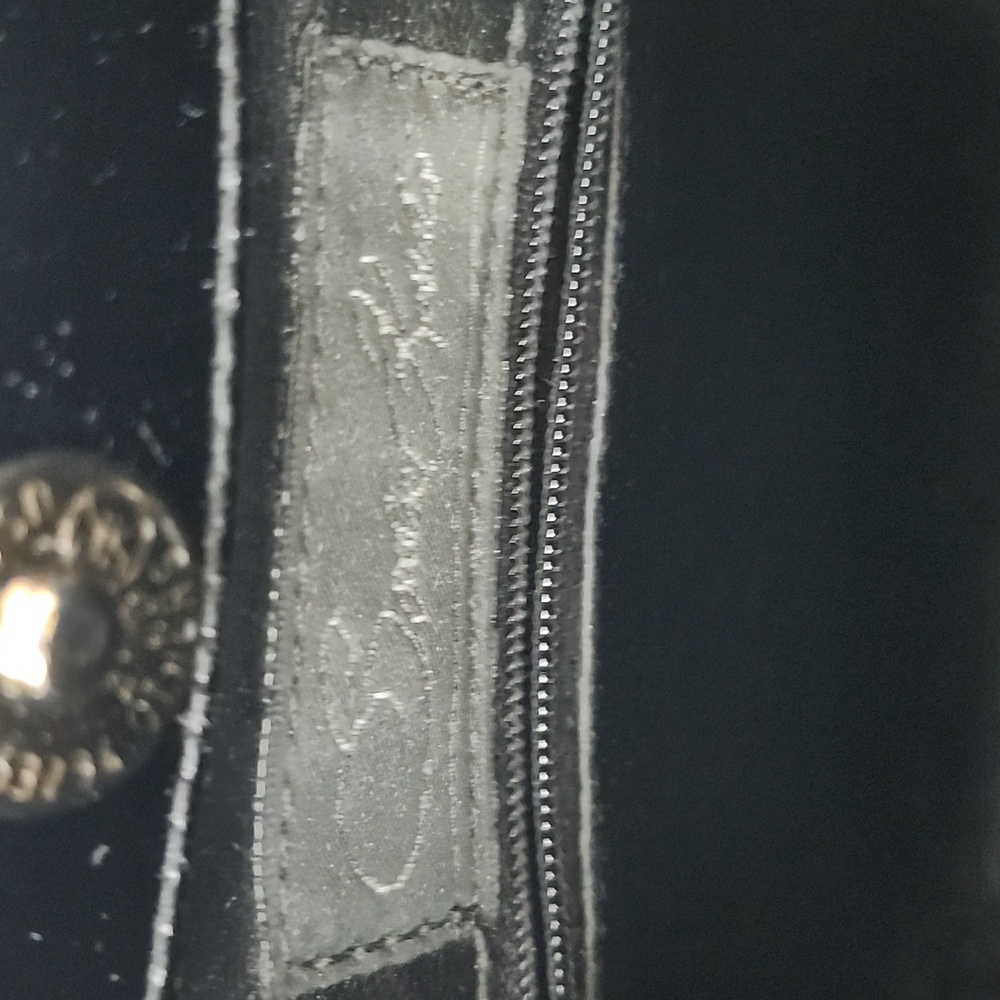 Sondra Roberts Vintage Black Patent Leather Shoulder Bag, $50 - Picture 8 of 14